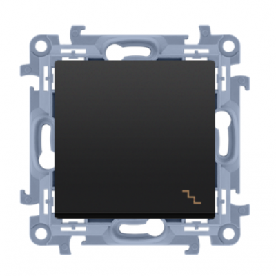 Simon 10 Łącznik schodowy szybkozłączka czarny mat CW6C.01/49 KONTAKT (CW6C.01/49)